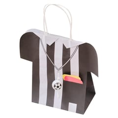 Football - Referee Shirt Football Party Bags with Whistles and Card Tags