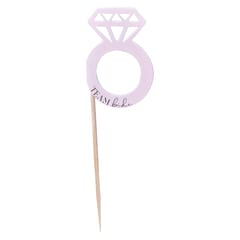 Future Mrs. - Team Bride Hen Party Ring Cupcake Toppers