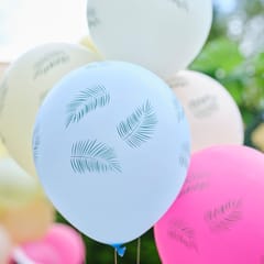 Hawaiian Tiki - Palm Leaf Hawaiian Balloon Bundle Party Decorations