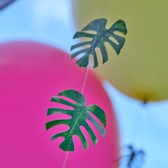 Hawaiian Tiki - Palm Leaf Hawaiian Balloon Bundle Party Decorations