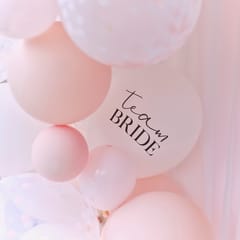 White, Pink and Confetti Hen Party Balloon Arch Kit